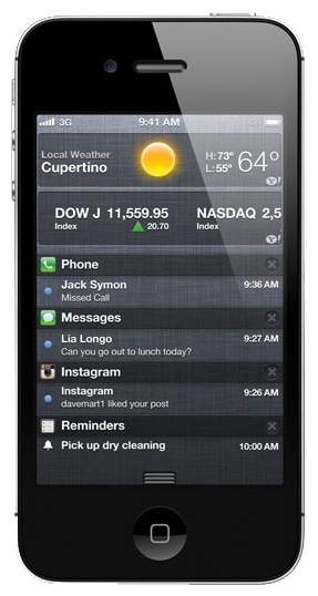 Коммуникатор Apple iPhone 4S 16 Гб черный