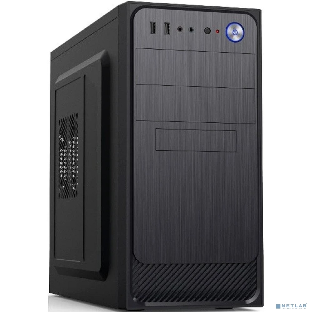 Корпус Foxline FZ-053-SX450R <MiniTower, mATX, 450Вт, 2xUSB2.0, Audio> (черный)