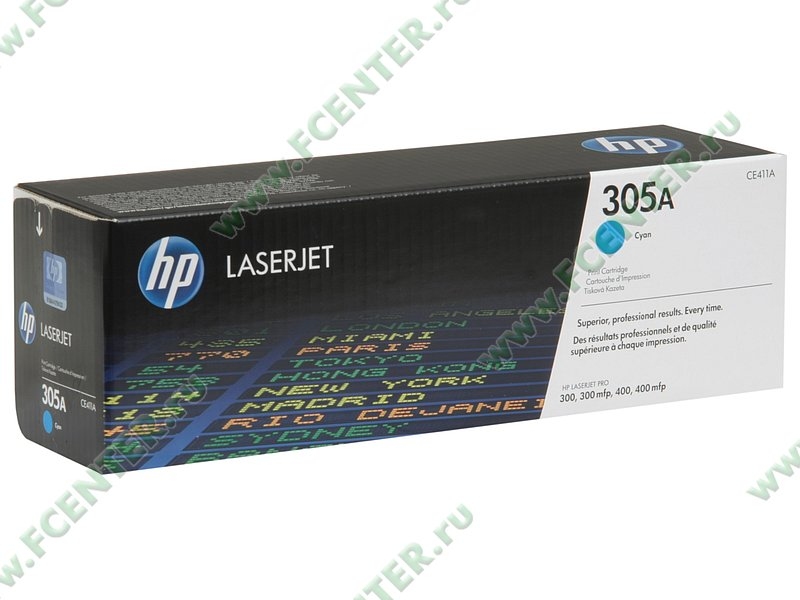 Картридж HP CE411A\305A <LJ P300> <голубой>