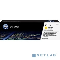 Картридж HP CF402X для LaserJet Pro M252n/M252dw, Жёлтый. 2300 страниц. (HP 201X)