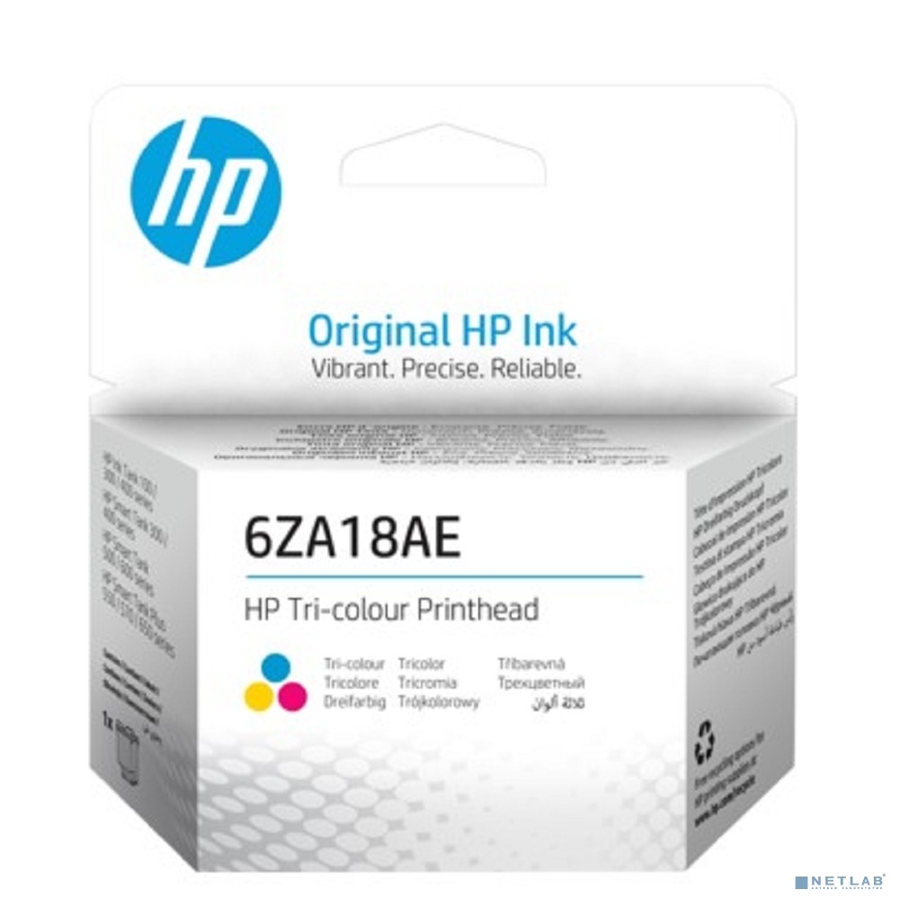 Картридж HP  6ZA18AE  для HP SmartTank 500/600 <печатающая головка> <цветной>