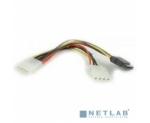 Переходник питания Molex -> Molex+SATA (4pin-4pin+15pin)