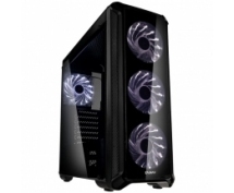 Корпус Zalman i3 Edge <ATX, без БП, 2xUSB2.0, 1xUSB3.0, Audio, окно, White LED> (черный)