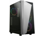 Корпус Zalman S4 Plus <ATX, без БП, 2xUSB2.0, 1xUSB3.0, Audio, окно, RGB> (черный)