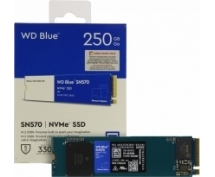 Накопитель SSD  250GB WD Blue SN570 (WDS250G3B0C) <M.2 2280, NVMe, PCI-Ex4 3.0>