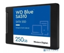 Накопитель SSD  250GB WD Blue SA510 (WDS250G3B0A) <2.5", 7мм, SATA3>