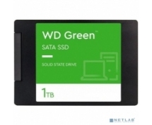 Накопитель SSD 1TB WD Green (WDS100T3G0A) <2.5", 7мм, SATA3>