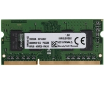 Модуль памяти SO-DIMM DDR3 2GB 1600МГц Kingston (CL11, 1.35V) (KVR16LS11S6/2)