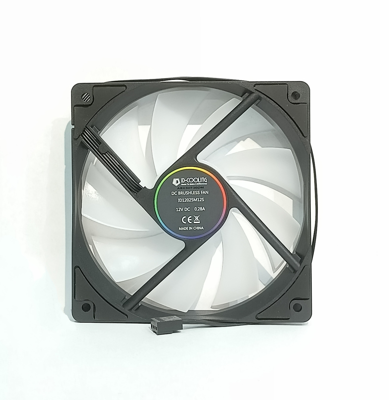 Вентилятор ID-Cooling ID-12025M12S <120x120x25, 18-35db> (PWM,no ARGB Syn) OEM