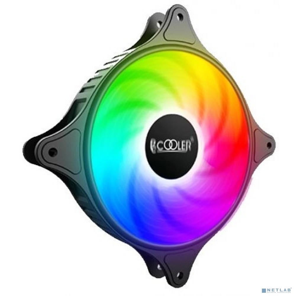 Вентилятор PCcooler FX-120-3 <120x120x25, 1200rpm, 18dB, FRGB> (черный)