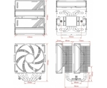 Система охлаждения ID-Cooling FROZN A620 BLACK <115x/1200/1700/AMx> (270Вт, PWM, <30dB, 154мм)