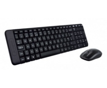 Комплект клавиатура+мышь Logitech Wireless MK220 (920-003169) <USB> беспроводной (черный)