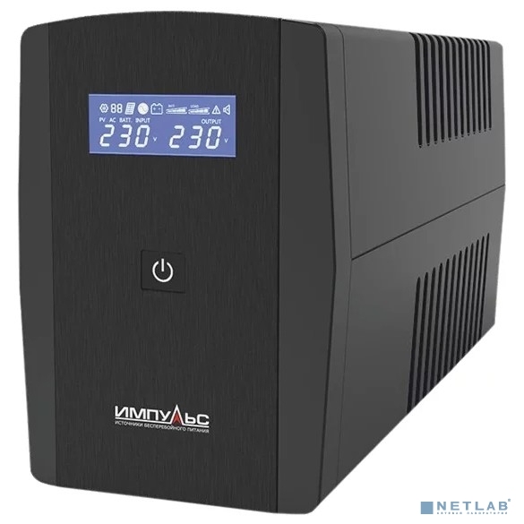 Источник БП ИМПУЛЬС Юниор Смарт 800 {800/480 ВА/Вт, LED, IEC-C13x4, USB порт} {JS80102}