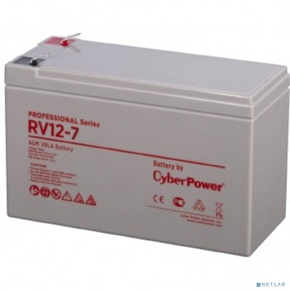 Аккумулятор CyberPower RV 12-7 (12V 7Ah)
