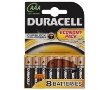 Элемент питания LR03 Duracell BASIC AAA (8 шт. в уп-ке)