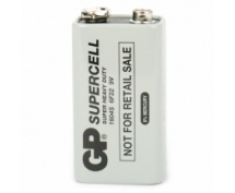 Элемент питания 6F22 GP Supercell 1604S 9V