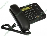 Телефон Panasonic KX-TS2358RUB <АОН,Caller ID,ЖКД, выключение микрофона,кнопка "пауза"> <черный>