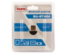 Адаптер Bluetooth USB Buro BU-BT40A (BT4.0+EDR класс1.5)