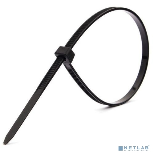 Стяжки Cablexpert NYT-200x2.5В пластиковые 200 мм х 2.5 мм, чёрные (100 шт.)