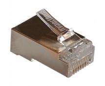 Разъем Hyperline PLUG-8P8C-U-C5-SH экранированный 5e категория