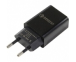 Зарядное устройство USB Gembird/Cablexpert (MP3A-PC-17) QC 3.0 (черный) 3A