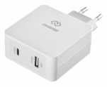 Зарядное устройство USB Digma QC3.0 5.5A PD розетка/3000мА <DGPD-45W-WG>