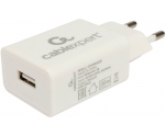 Зарядное устройство USB Gembird/Cablexpert (MP3A-PC-38) <10.5Вт, 2.1А, 1xUSB> (белый)