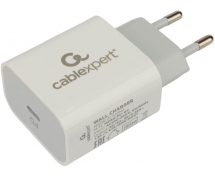 Зарядное устройство USB Gembird/Cablexpert (MP3A-PC-44) <QC3.0, 20Вт, 3А, 1xType-C> (белый)