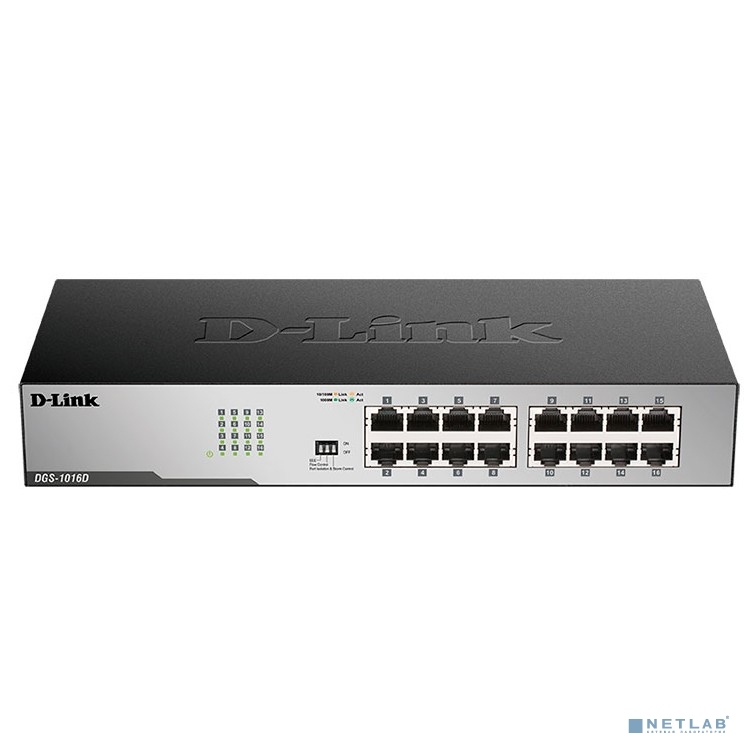 Коммутатор D-Link DGS-1016D <16 порта 10/100/1000Base-T>