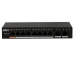 Коммутатор Dahua DH-PFS3010-8ET-96 8x100Mb PoE+, 2x1Gb uplink