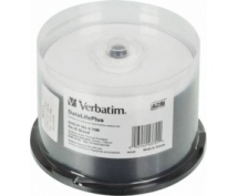 Диски DVD-R 4.7Gb Verbatim 16x (43755) <50 шт, на шпинделе, упаковка> Printable