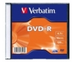 Диски DVD-R 4.7Gb Verbatim 16х (43547) <20 шт, slim, упаковка>