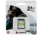 Карта памяти SecureDigital Card  64GB Kingston Canvas Select Plus UHS-I U1 (SDS2/64GB)