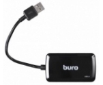 Разветвитель USB 3.0 Buro (BU-HUB4-U3.0-S) 4xUSB3.0 (черный)