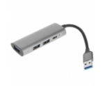 Разветвитель USB 3.0 Orient CU-324 (1xUSB3.0 + 1xType-C + 2xUSB2.0)