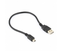 Кабель USB 2.0 A(m) - mini-B(m) 0.3m Gembird Cablexpert (CC-5PUSB2D-0.3M) <двусторонний разъем>