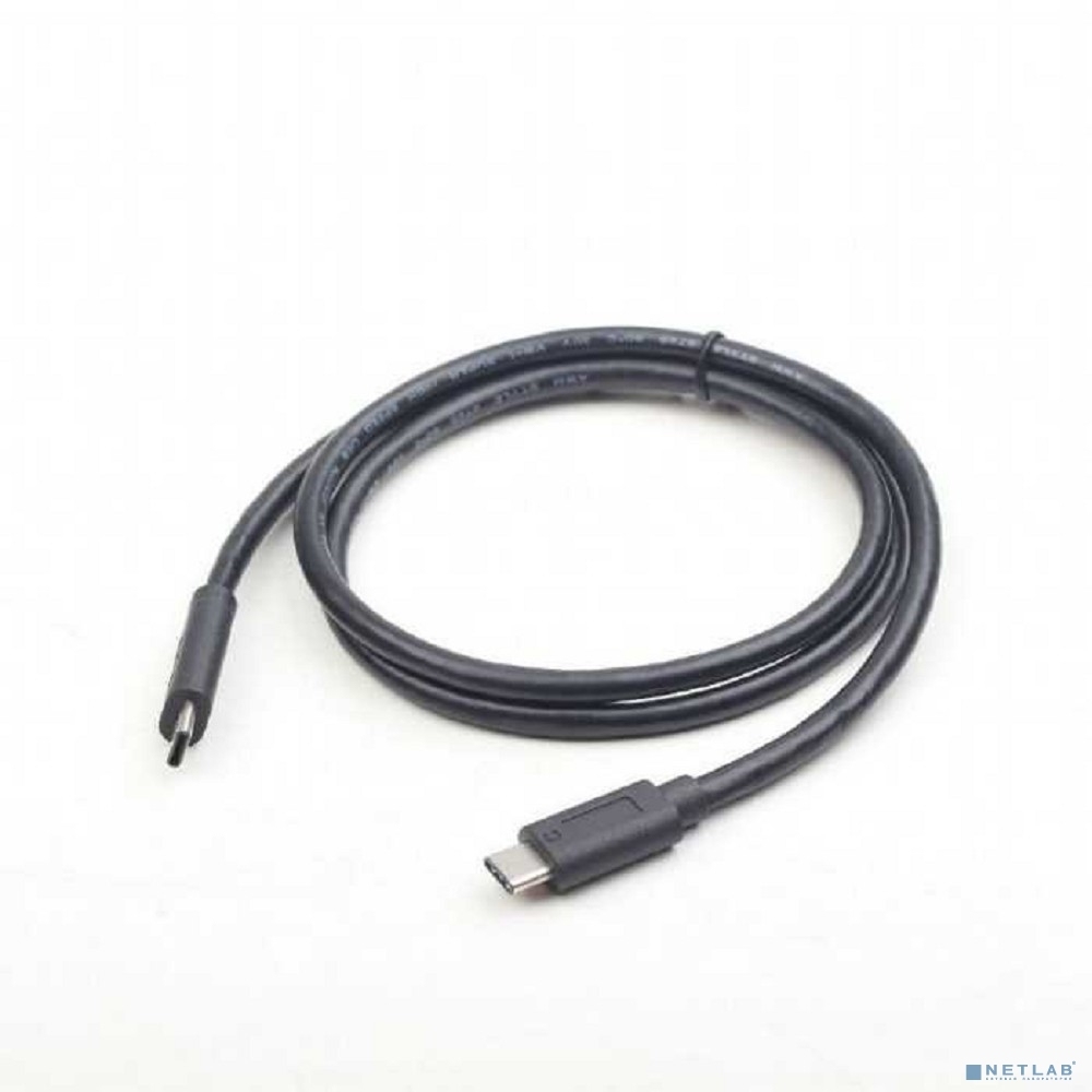 Кабель USB 3.1 Type-C(m) - Type-C(m) 0.3m Cablexpert (CCP-USB3.1-CMCM-0.3M) 3A, 36Вт, QC3.0 (черный)