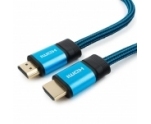 Кабель HDMI(m) - HDMI(m)  1.8м Gembird Cablexpert Gold (CC-G-HDMI01-1.8M) v1.4 (синий)