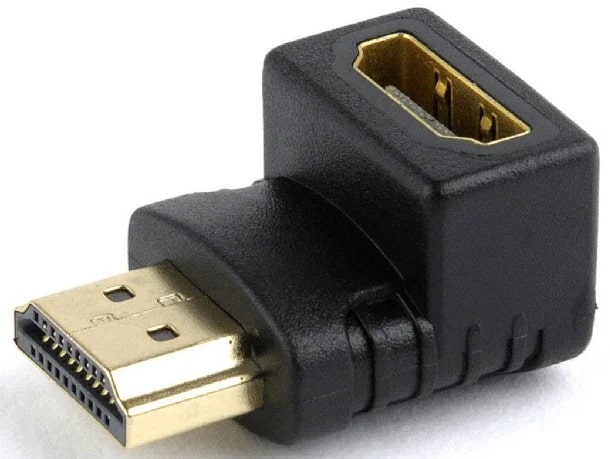 Переходник HDMI(f) - HDMI(m) Gembird Cablexpert (A-HDMI90-FML) угловой