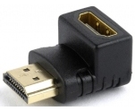 Переходник HDMI(f) - HDMI(m) Gembird Cablexpert (A-HDMI90-FML) угловой