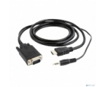 Кабель HDMI(m) - D-Sub(m)  1.8м Cablexpert (A-HDMI-VGA-03-6)