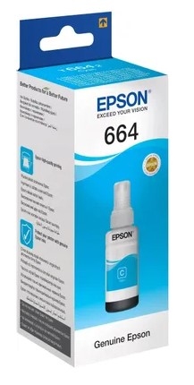 Чернила Epson Original C13T66424A <L100/110/120/1300/132/1455/200/210/222/300/3050/3060/3070/312/350/355/362/364/366/382/386/456/486/550/555/566/605/655> <голубые>