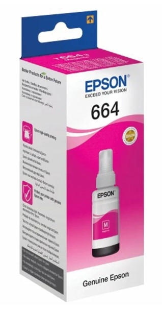 Чернила Epson Original C13T66434A <L100/110/120/1300/132/1455/200/210/222/300/3050/3060/3070/312/350/355/362/364/366/382/386/456/486/550/555/566/605/655> <пурпурные>