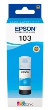 Чернила Epson Original 103C/003C  C13T00S24A/C13T00V298 голубой (65мл) для Epson L3100/3110/3150