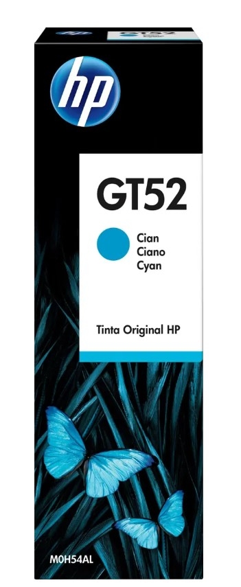 Чернила HP оригинальные GT52 для DJ GT, 8000стр/70мл (О) голубые M0H54AE (Original)