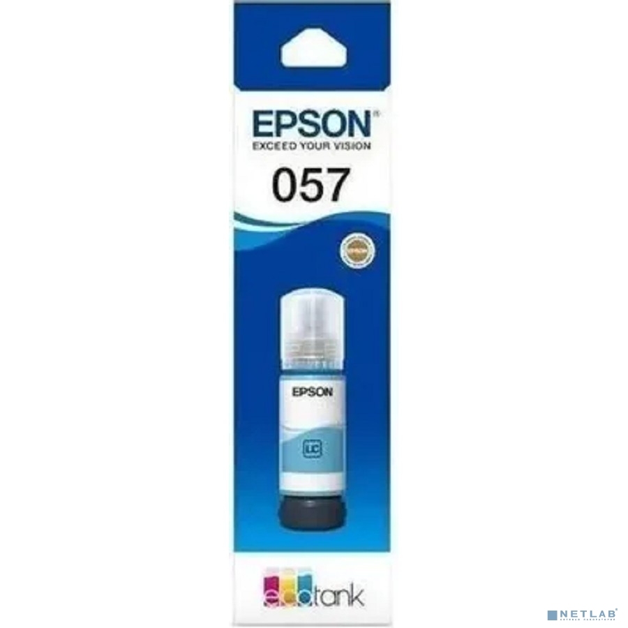 Чернила Epson Original 057 C13T09D698 <L18050> <светло-голубой>