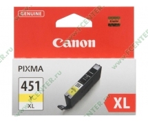 Картридж CANON CLI-451Y XL <iP7240/MG5440/5240/6340> <желтый>