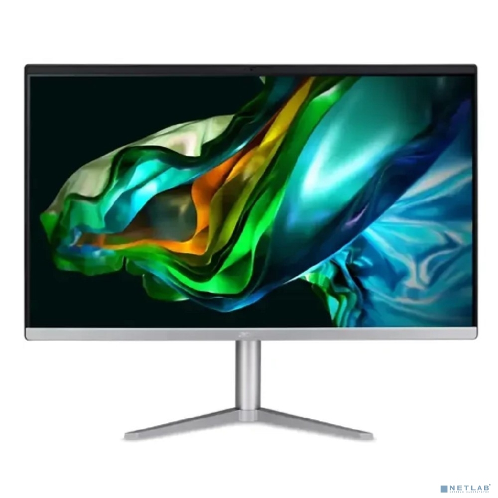 Моноблок Acer Aspire C24-1300 23.8" Full HD Ryzen 3 7320U (2.4) 8Gb SSD512Gb RGr CR Eshell GbitEth WiFi BT 65W клавиатура мышь Cam черный 1920x1080