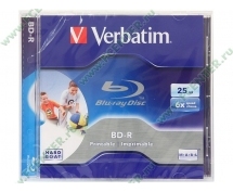 Диск BD-R 25Gb Verbatim 6x Printable (43712)