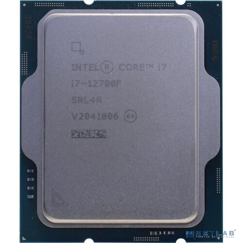 Процессор Intel Core i7-12700F <2.1-4.9ГГц, 8+4 ядер, 25M, 65-180Вт, LGA1700> OEM